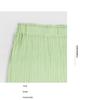 2025 Summer Pleated Tassel A-line Midi Skirt – High Waist Commute Design for Women