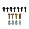 Front Bumper Skid Plate Bolts Nutserts Rivet Nuts Fits for Jeep Gladiator 2020-2024, Wrangler 2018-2024 6511076AA, 6104414AA, 6512587AA