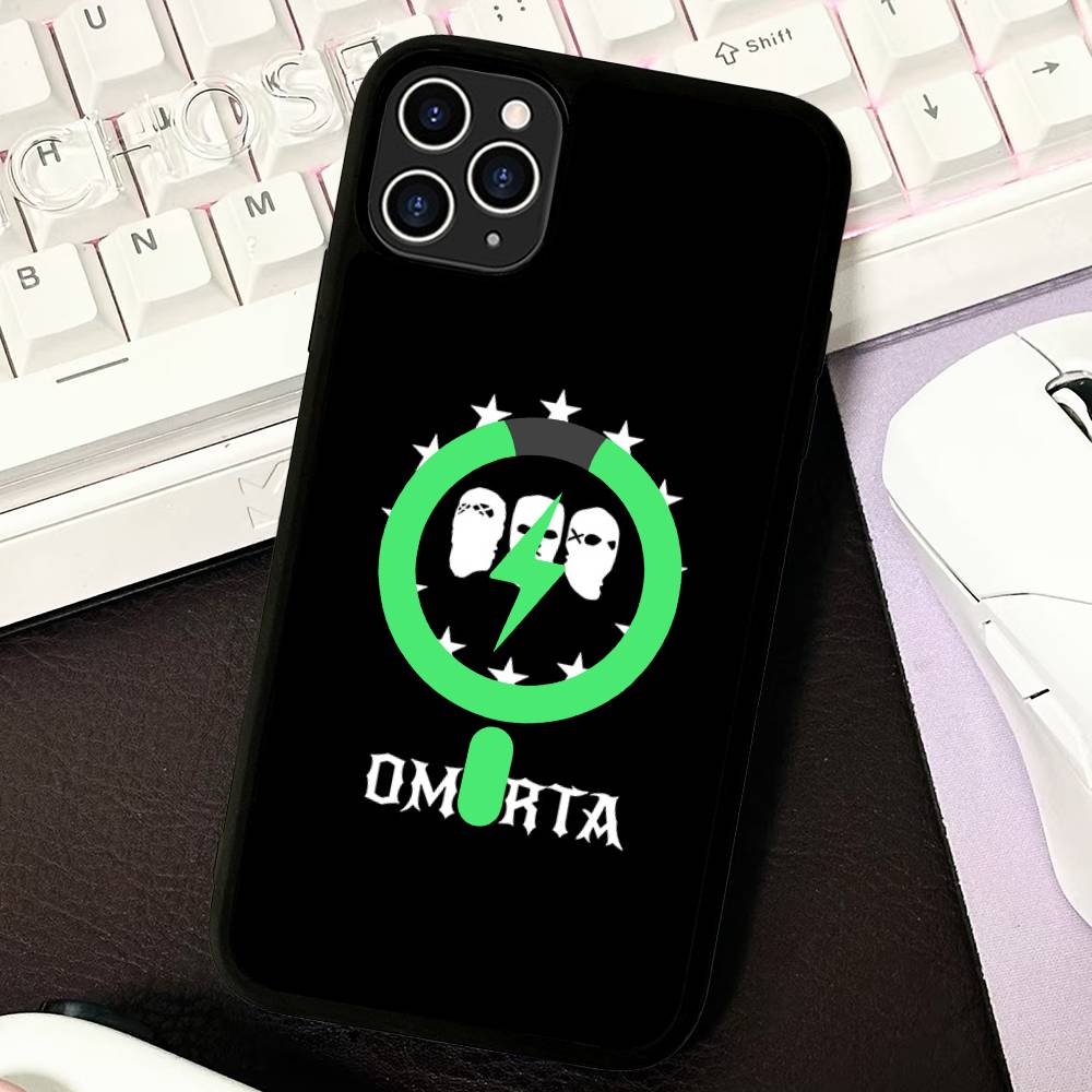 Fashion O-OmertaS 47 Magnetic Wireless Phone Case For IPhone 17 16 15 14 13 12 11 Pro Max Plus Mag Phone Cover