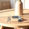 16/20/25/30mm Zinc Alloy Security Lock Set with 2 Key Drawer Lock Durable Cam Locks