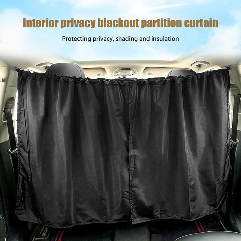 2Pcs/Set 140*80Cm Sun Shade Privacy Curtain Taxi Car Isolation Curtain Partition Side Window Sunshade Uv Protection Curtain