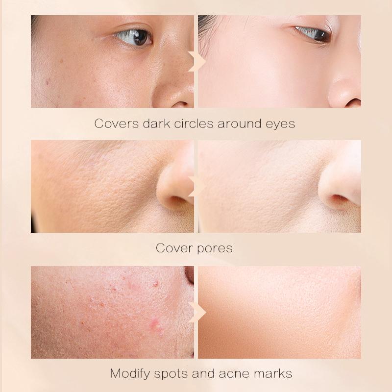 MERCILEN Pearl Brightening Skin Care Air Cushion BB Cream Concealer Lasting Moisturizing Nude Makeup Light Foundation CC Cream