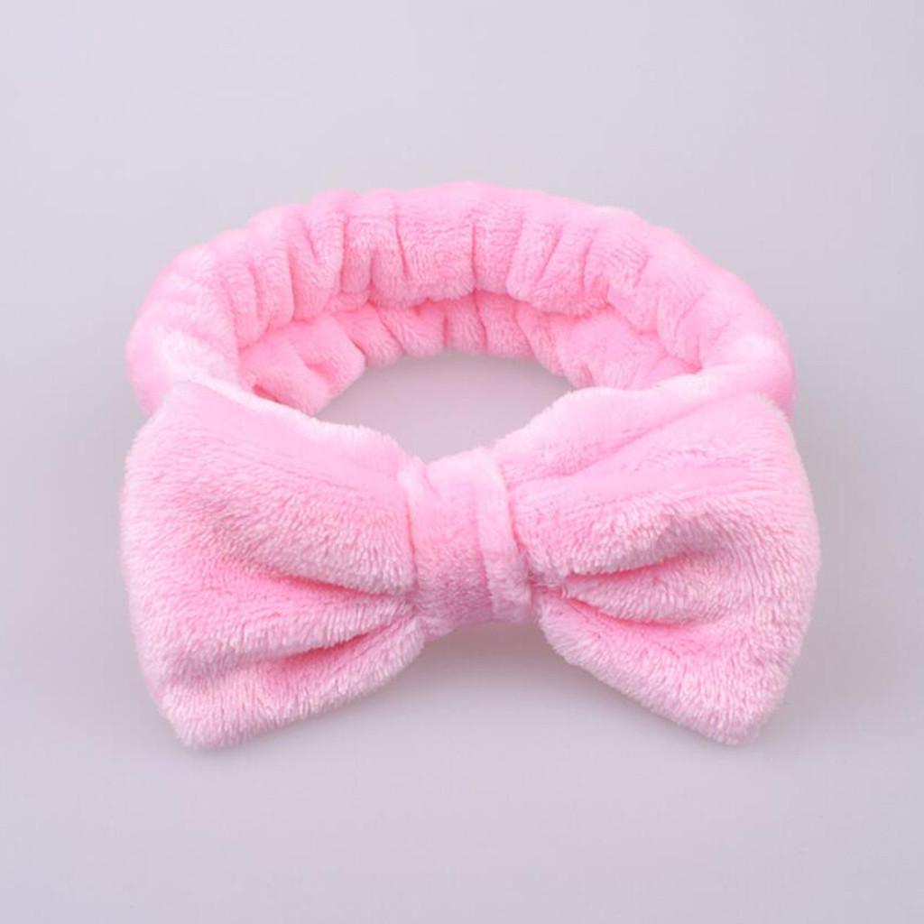 Fashion Velvet Hairband Solid Bow Knot Women Hair Ring Head Hoop Girls Headband