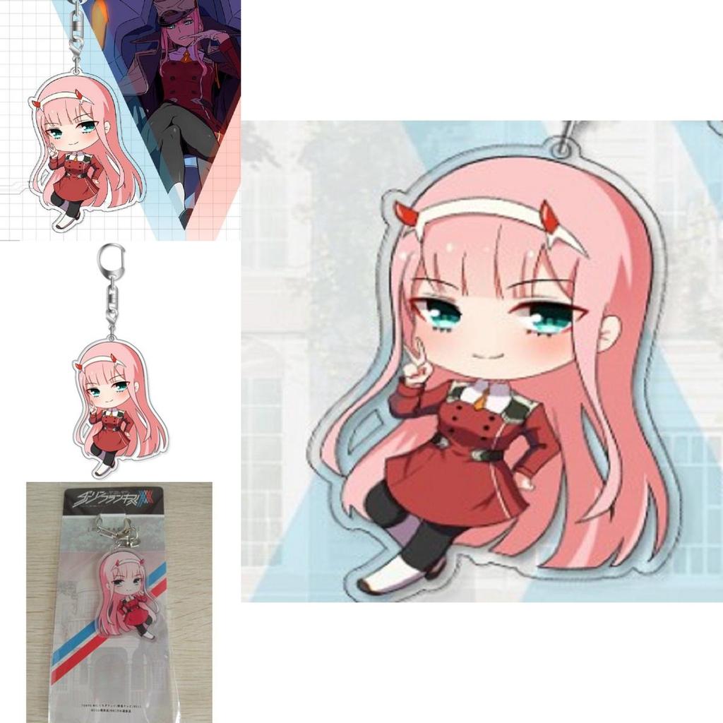 Ditf Darling In The Franxx Keyring Zero Two 002 Acrylic Keychain Premium Quality Gift For Anime Lovers