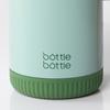 BOTTLE BOTTLE 400ml Stylish Ceramic Tumbler with Lid, Spill-Proof, Stainless Steel Handle, Vacuum Insulated, Keeps Hot or Cold, Perfect for Coffee, Di