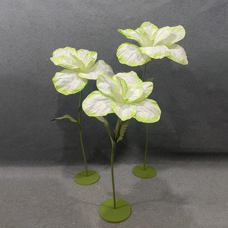 Giant Poppy Magnolia Paper Flowers - 3D Handmade Aisle Markers and Window Display Decor