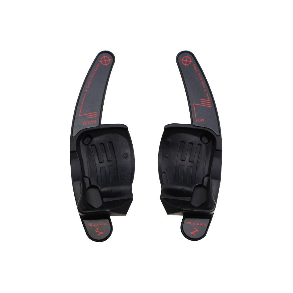 

2 шт. Накладки на подрулевые лепестки переключения передач, удлинители переключателей, автозапчасти для Volkswagen Golf 5/6/Polo/Jetta