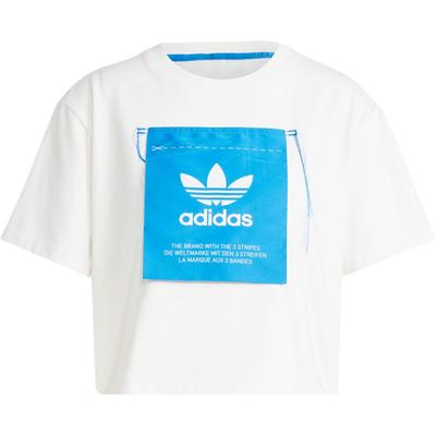 Originale Ksenia Schnaider Fashion Locker Kurzarm Überschnittene Schulter T-Shirt Damen Tops Weiß IW5662