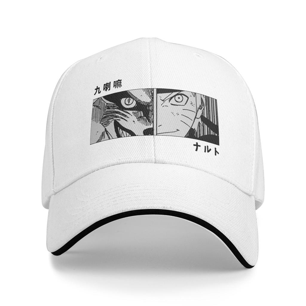 Kurama and Naruto Women Unisex Baseball Cap Casual Outdoor Cap Anime Unisexga Fashion Snapback Hats Spring Adjustable Hat