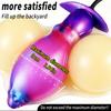 New Colorful Liquid Silicone Anal Plug – Realistic Phallic Design, Suitable for Anal Play and Masturbation (BDSM/Adult Toy #S)