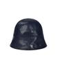 Bajal Vz Studded Vegan Leather Tulip Hat Navy