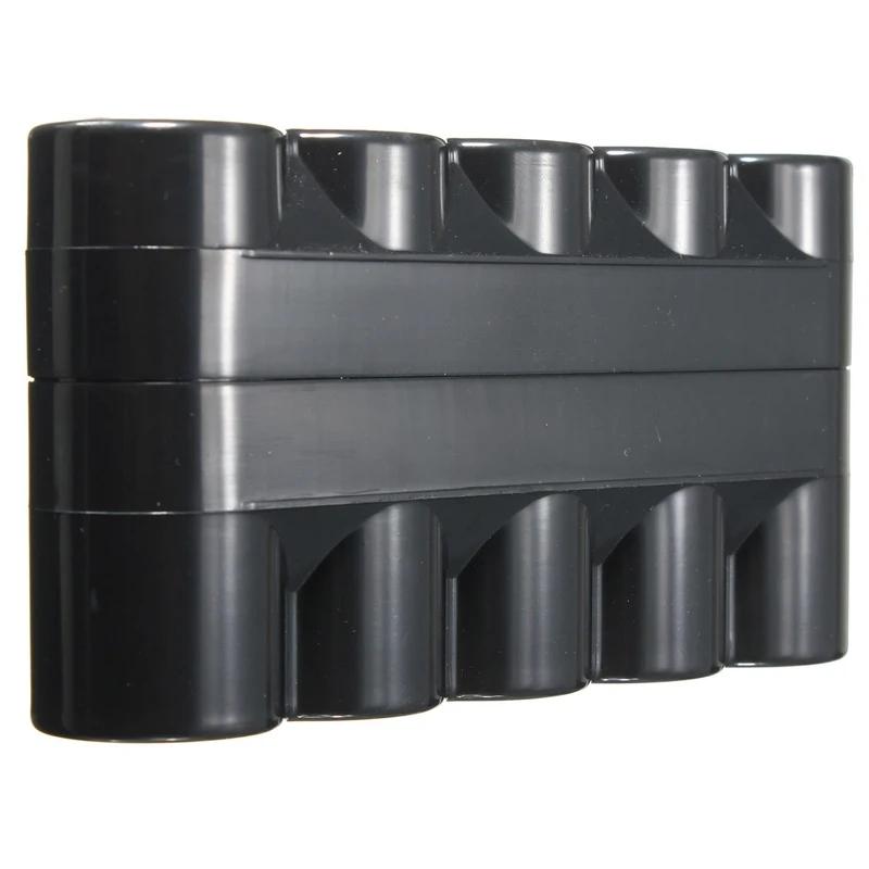 

Photographic Aids, Waterproof, Black Plastic, Travel 5 Rolls, 10 Rolls120 Film Case, 137mm x 73mm