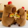 Mcdonalds Corp Capybara Hamburger Plush Toy Stuffed Animal Doll Gifts Kids
