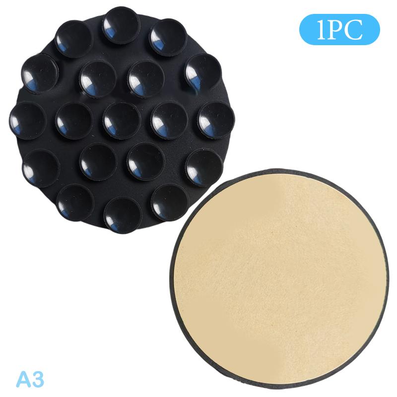 1/5Pcs Vase Anti-Toppling Sticker Silicone Suction Cup Sticker Double-Sided Easy Adhere,Prevent Knocking Over Vase Fixed Sticker