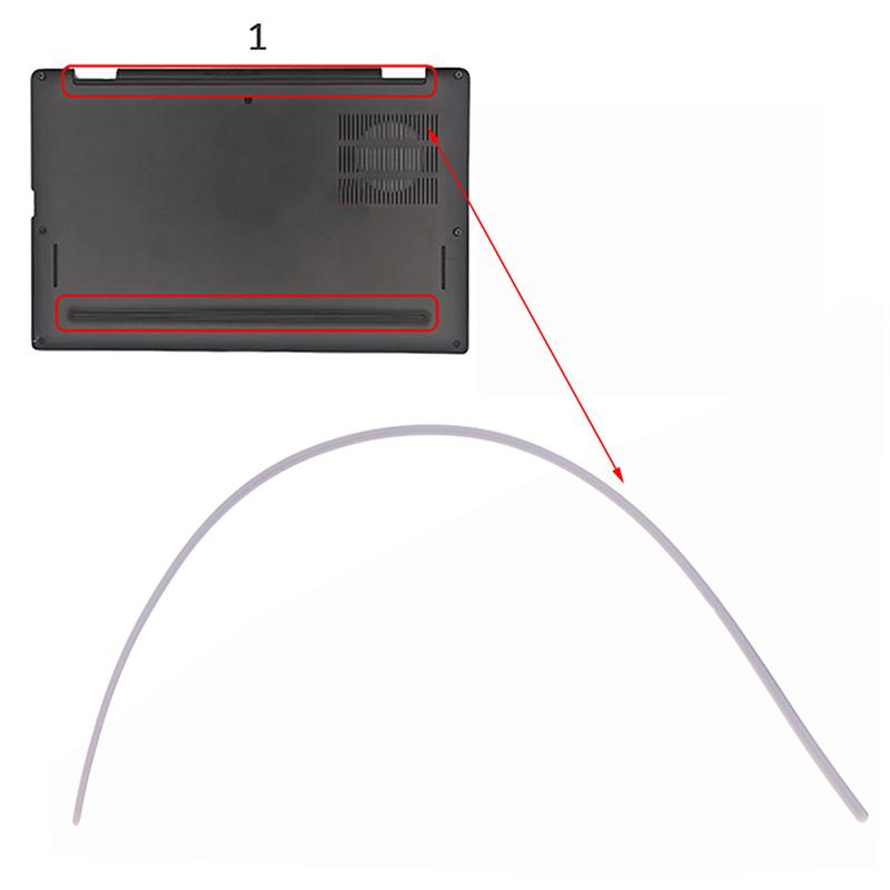 1 ks/2 ks Gumový proužek Kryt spodního šasi notebooku Podložka nožiček Pro Dell Precision 5550 5560 5570 Protiskluzové nárazníkové nožičky Proužky
