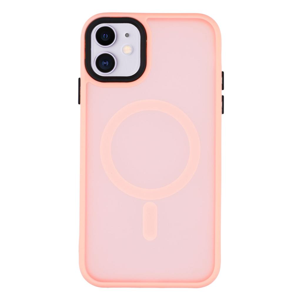 For iPhone 11 Case Compatible with MagSafe Skin-Touch PC + TPU Phone Cover
