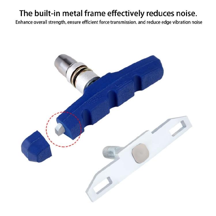 Advanced Cycling Brake Pad with Cooling Vent Various Terrain Durability Smooth Stopping Power