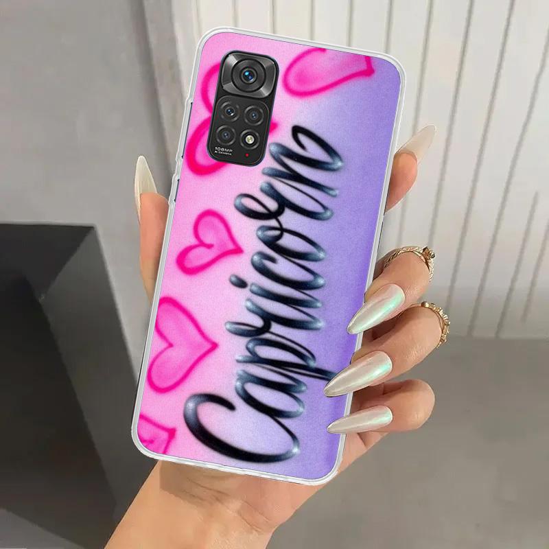 Aries Leo Libra Pisces Virgo Capricorn Phone Case for Xiaomi Redmi Note 15 14 14S 13 12S 12 Pro 11S 11 Plus 11T 11E 10S Soft Fun