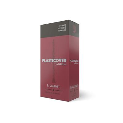 D'Addario WoodWinds D'Addario Plasticover by D'Addario RRP05BCL300 Bb Clarinet Reeds [Hardness: 3.0] 5 Reeds Per Pack