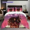 Juice Wrld Eternally Young Threepiece Set 1 Duvet Cover 2 Pillowcase Without Core Soft And Comfortable Duvet Cover And Pillowcase