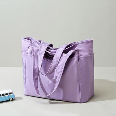 Womens Oxford Cloth Large Casual Tote Bag Designer Handbag Oversized Bag Cloth Multi-Pocket  Bag  Capacity Nylon Travel Bag
