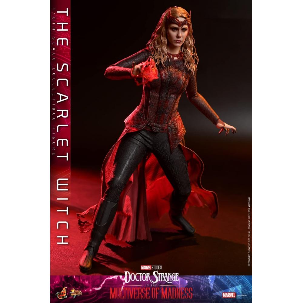 Movie Masterpiece Doctor StrangeMultiverse of Madness Scarlet Witch 16 Scale Figure Red Height Approx. 28cm MMS652