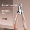Professional Stainless Steel Toenail Clippers for Ingrown Nails, Straight Edge Sharp Blade, Modern Design, Unscented