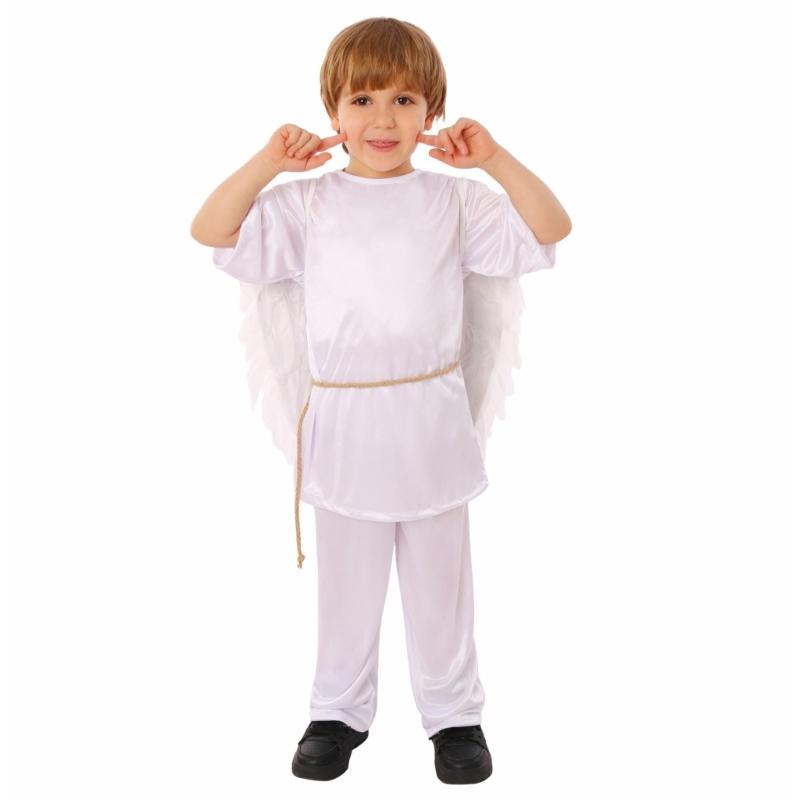 

Childrens Angel Nativity Cosplay Costume Soft Lightweight Polyester Fabric Outfit for School Performances and Parties XL