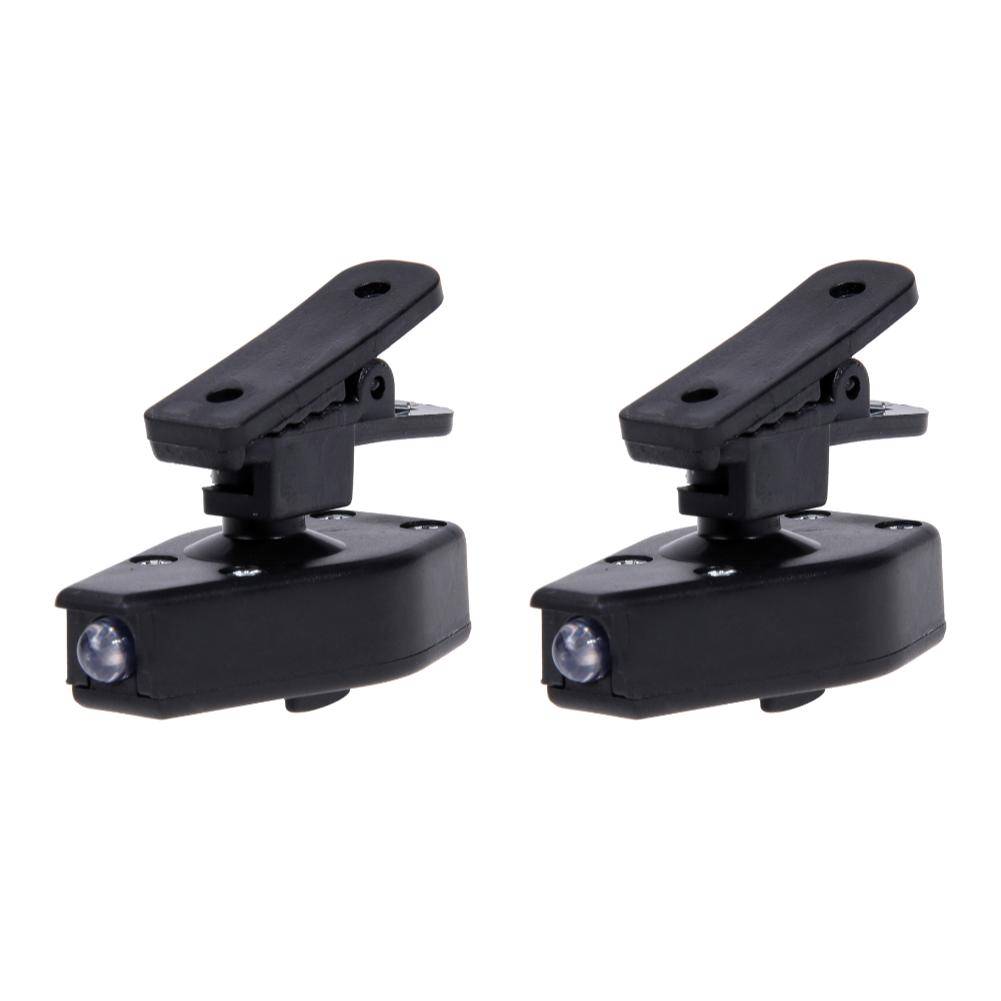 1-4Pcs Adjustable Lamp Mini Flashlight Universal Glasses Reading Lamp LED Clip On Eyeglass Lamp Light for Night Fishing Camping