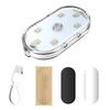 Car Ambient Light Enhance Car's Ambience with 7 Colors Rgb Automotive Light Self-adhesive Magnetic Suction Usb Rechargeable