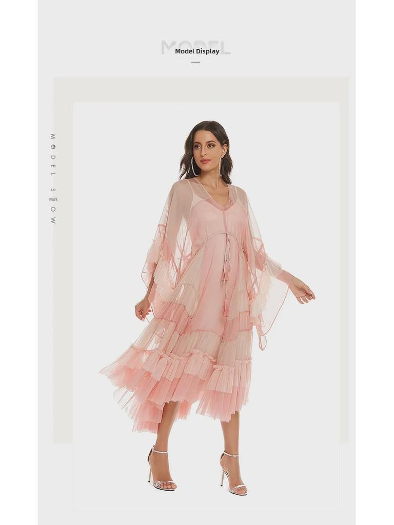 2024 Bohemian Long Skirt Beach Dress - Summer Holiday Style