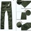 Spodnie cargo męskie bawełniane z wieloma kieszeniami i prostymi nogawkami, luźne, swobodne spodnie outdoorowe, męskie spodnie robocze do wędrówek, spodnie Al