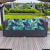 1/2/3 Sitzer Terrassen Stretch Sofa Kissenbezug Outdoor Kissenbezug Ersatz Terrassenmöbel Überwürfe Stuhl Sitzbezug Weich