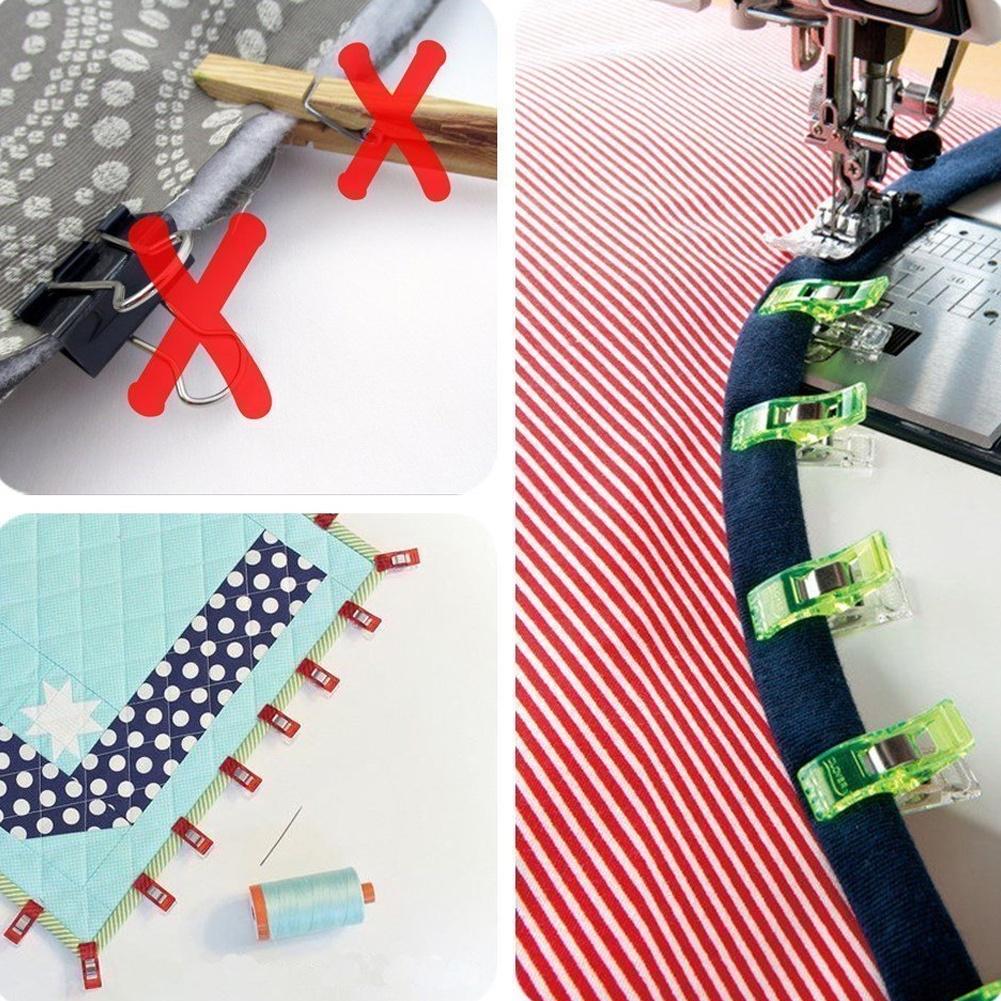 5-20Pcs Sewing Clips Multipurpose Plastic Craft Quilting Binding Clips Crocheting Knitting Safety Clamps DIY Sewing Accessories