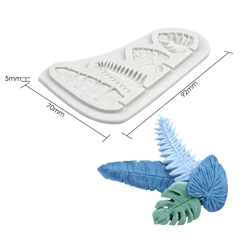 Palm Leaf Silicone Sugarcraft Mold Resin Tools Cupcake Baking Mould Fondant