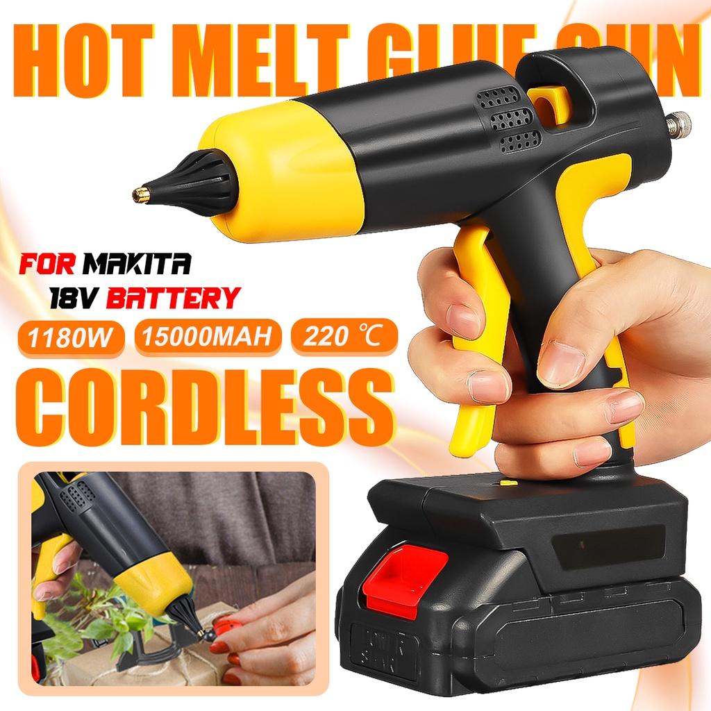 1180W Hot Melt Cordless Glue Gun with switch 11mm Stick Home DIY Repair Tool