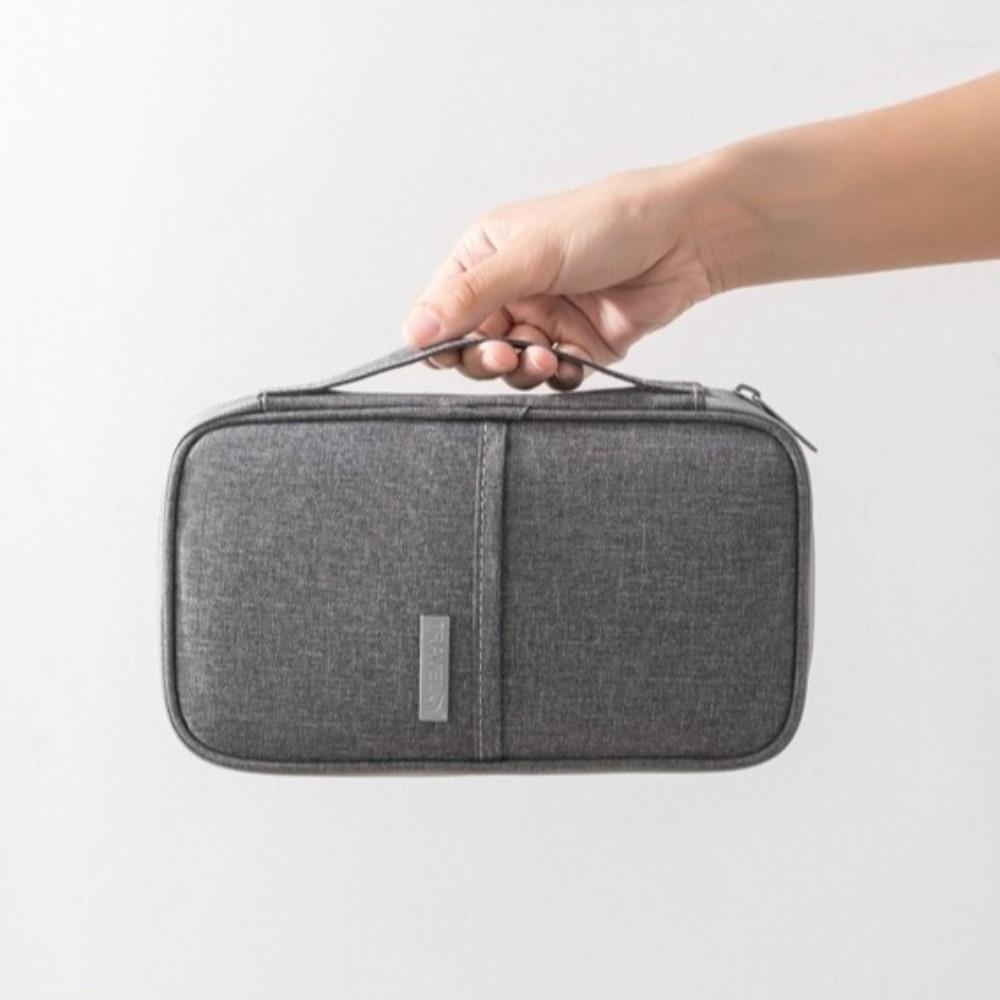 Card Holder Travel Wallet Solid Color Card Storage Bag Passport Bag Travel Accessories