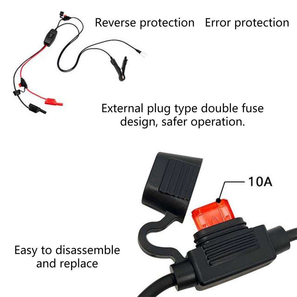 Car Parasitic Drain Tester Automotive Electrical System Diagnostic Tool for Current Battery Testing with U-shaped Clamp