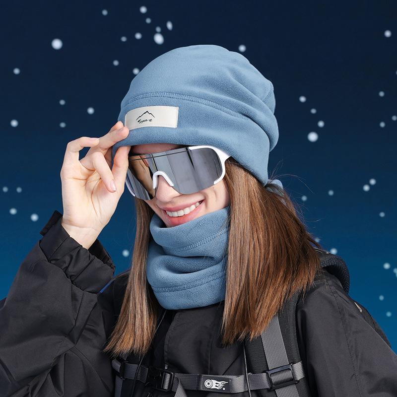 

Зимняя шапка шарф костюм бархат теплая защитная шапка для ушей для мужчин и женщин на открытом воздухе для велоспорта утепленная шапка