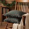 Ruffle Trim Throw Pillow Covers Tartan Plaid Cushion Covers Cozy Checkered Pillowcase  Indoor Use