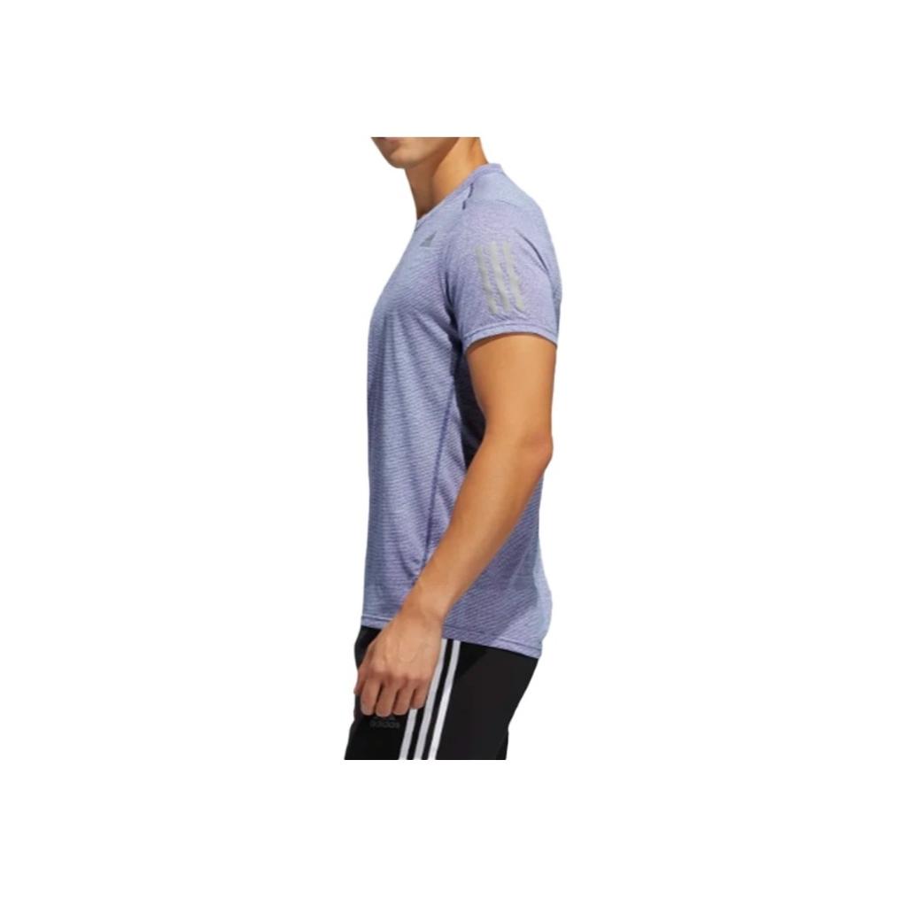 Adidas Reflective Running Short Sleeve T-Shirt Men Tops Indigo FM5806