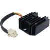 Motorcycle Voltage Rectifier 4 Wires Voltage Regulator Rectifier for GY6125 GY6150 GY6 125cc 150cc Scooter ATV Quad Motorcycle Voltage Regulator