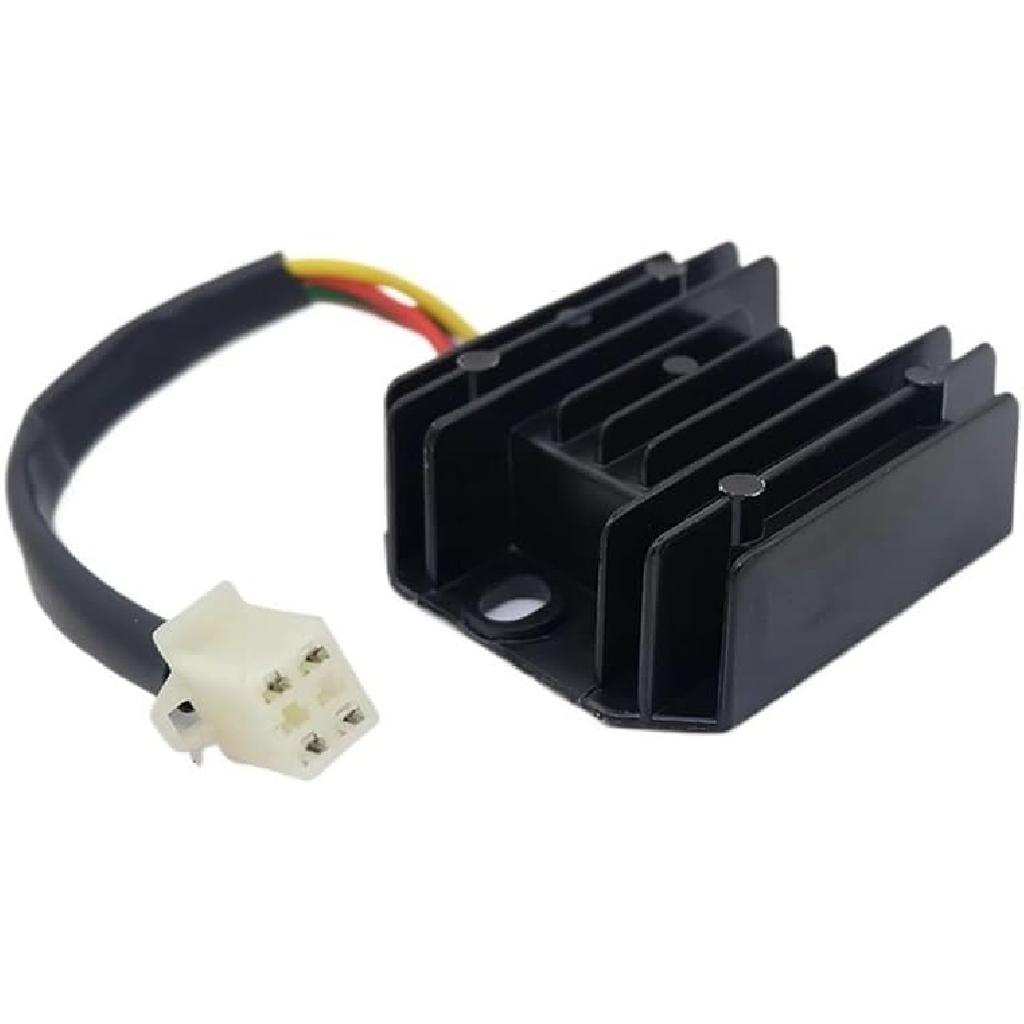 Motorcycle Voltage Rectifier 4 Wires Voltage Regulator Rectifier for GY6125 GY6150 GY6 125cc 150cc Scooter ATV Quad Motorcycle Voltage Regulator