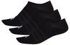 adidas Socks Unisex 3 Pack Black DZ9416