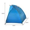 Outdoor Portable Beach Sunshade Tent Fishing Trip Camping Tent Rain Proof Sun Proof and Space Saving for Convenient Storage