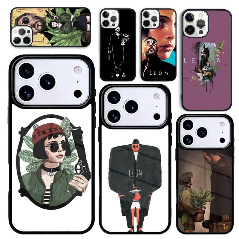 Capa Case for iPhone 17 Air 16 Pro Max 15 Plus 11 13 Mini 14 12 Back Phone Cover Killers Leon Uncle Girl