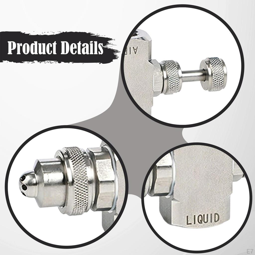 Adjustable Stainless Steel Nozzle for Fine Mist, Optimized Jet Humidification, Effective
