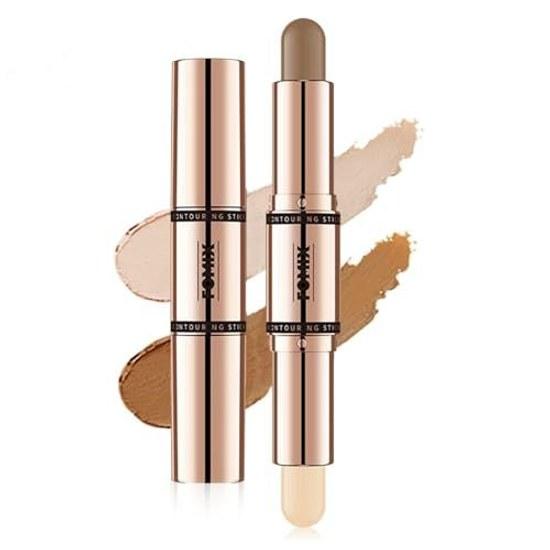 LIANGNISHI Natural Makeup Dual Use StickMatte Shadow HighlightFor Sensitive Skin Nose Contour Small Face Long-lasting Daily - 02# Matte Highlight