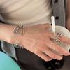 Multiple Layer Coiled Vintage Bracelet Rings Stackable Jewelry Adjustable Fit Sturdy Alloy Materials for Runway Stage