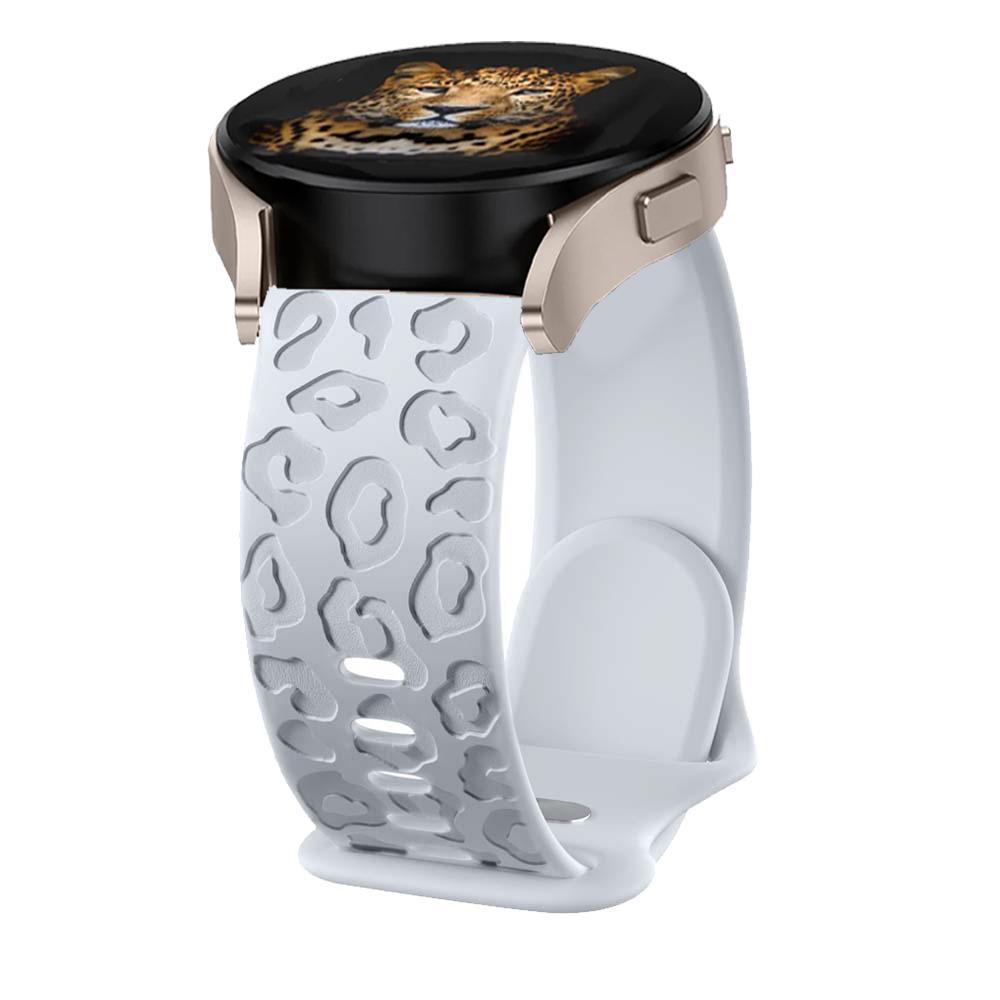 20mm Straps For Samsung Galaxy Watch 6/7/5/4/classic/5 pro 44mm 40mm Silicone Engraved correa Bracelet HUAWEI GT 2e 3 4 5 Band